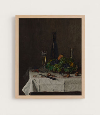 Still Life With Basket of Grapes
