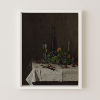 Still Life With Basket of Grapes