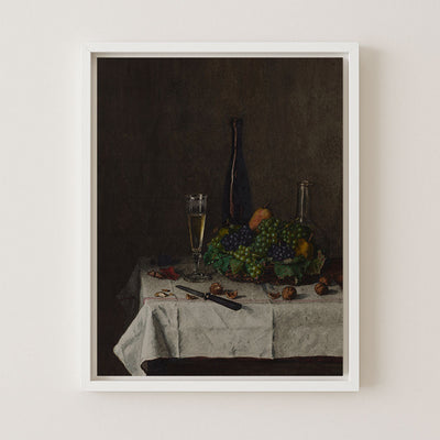 Still Life With Basket of Grapes
