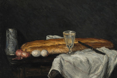 STILL LIFE WITH BREAD AND EGGS