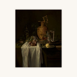 STILL LIFE WITH EWER, VESSELS, AND POMEGRANATE — Primary Image