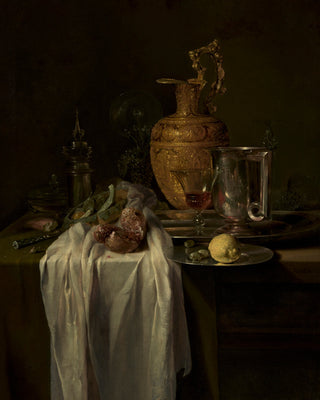 STILL LIFE WITH EWER, VESSELS, AND POMEGRANATE