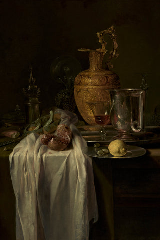 STILL LIFE WITH EWER, VESSELS, AND POMEGRANATE