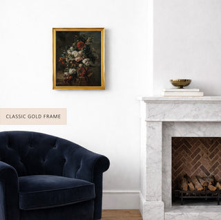 VINTAGE STILL LIFE WITH FLOWERS - Museum Quality Art