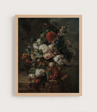 VINTAGE STILL LIFE WITH FLOWERS - Museum Quality Art