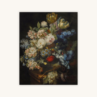 STILL LIFE WITH FLOWERS AND FRUIT — Primary Image