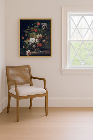 Still Life with Flowers in a Glass Vase