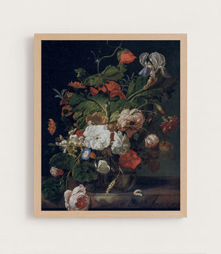 Still Life with Flowers in a Glass Vase