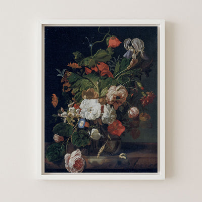 Still Life with Flowers in a Glass Vase