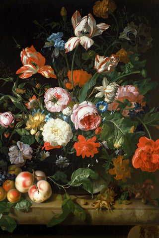 VINTAGE STILL LIFE WITH FLOWERS