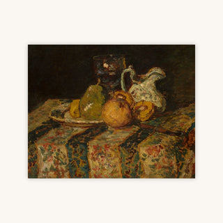 STILL LIFE WITH FRUIT AND WINE JUG — Primary Image