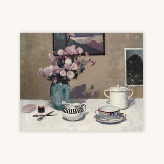 STILL LIFE WITH MAUVE FLOWERS — Primary Image