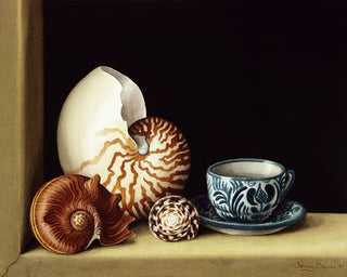 STILL LIFE WITH NAUTILUS - Museum Quality Art