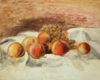 STILL LIFE WITH PEACHES - Museum Quality Art