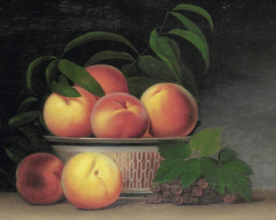 STILL LIFE WITH PEACHES