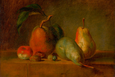 STILL LIFE WITH PEARS - Museum Quality Art