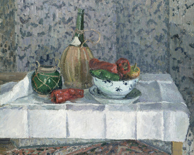 STILL LIFE WITH PEPPERS - Museum Quality Art