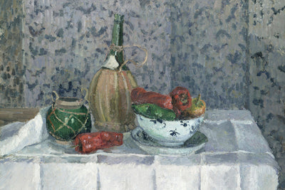 STILL LIFE WITH PEPPERS - Museum Quality Art
