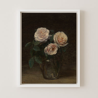 STILL LIFE WITH ROSES - Museum Quality Art