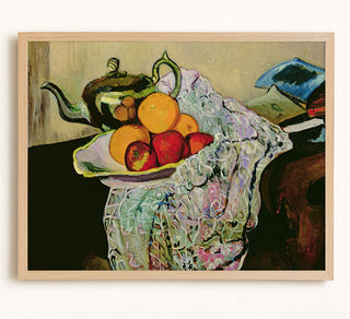 Still Life With Teapot and Fruit
