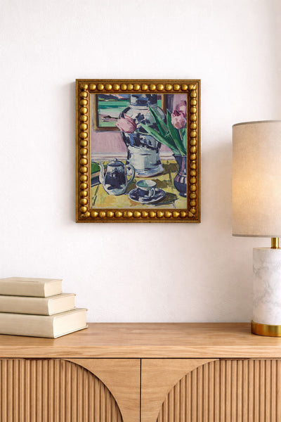 Still Life With Tulips and Iona
