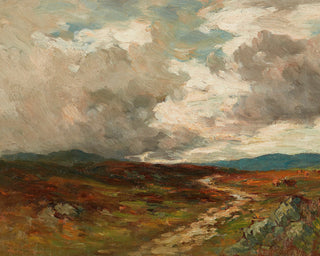STORM CLOUDS OVER THE HILLS - Museum Quality Art