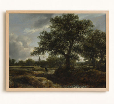 STREAM CROSSING - Museum Quality Art