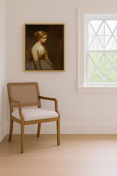 Study of a Fair-Haired Beauty