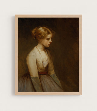 Study of a Fair-Haired Beauty