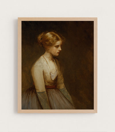 Study of a Fair-Haired Beauty