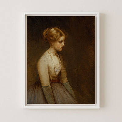 Study of a Fair-Haired Beauty