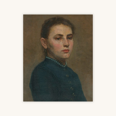 STUDY OF A GIRL WITH WHITE GARNET — Primary Image