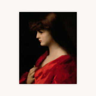 STUDY OF A WOMAN IN RED — Primary Image