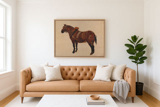 STUDY OF A WORKING HORSE - Museum Quality Art