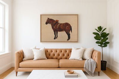 STUDY OF A WORKING HORSE - Museum Quality Art