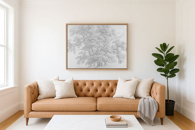 STUDY OF OAK TREES - Museum Quality Art