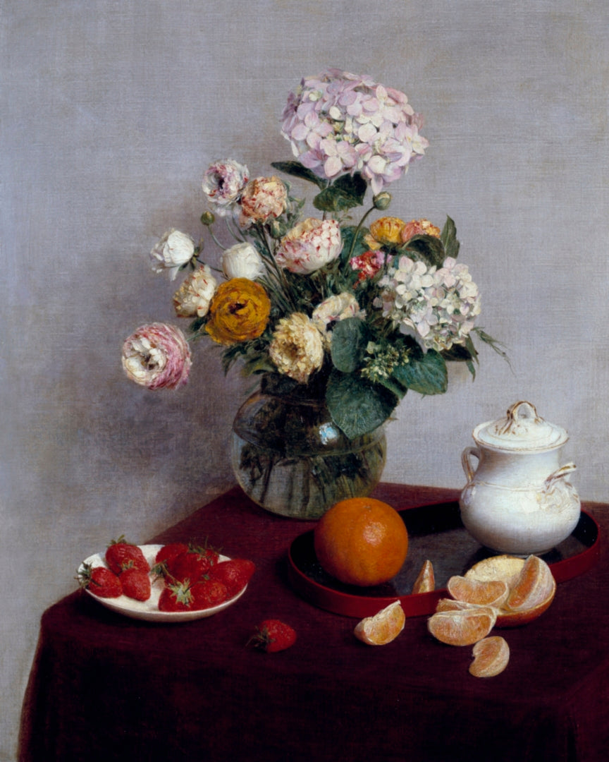 Summer Flowers and Fruits - Henri Fantin-Latour Art Prints - Museum ...