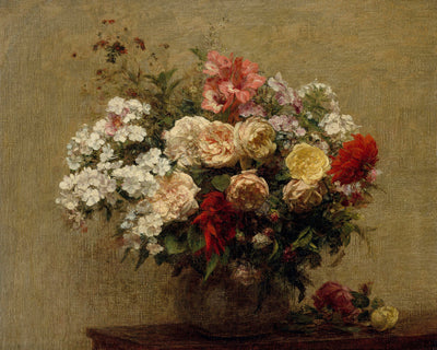 SUMMER FLOWERS FANTIN LATOUR - Museum Quality Art