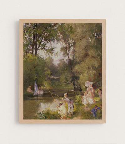 SUNDAY IN THE PARK - Museum Quality Art