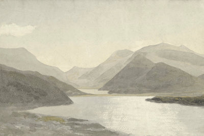 SUNLIGHT OVER A LAKE