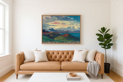 SUNSET OVER THE DALMATIAN COAST - Museum Quality Art