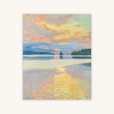 SUNSET OVER THE LAKE — Primary Image
