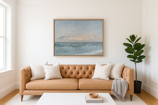 SUNSET OVER THE SEA - Museum Quality Art