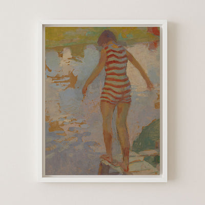 SWIMMER GIRL - Museum Quality Art