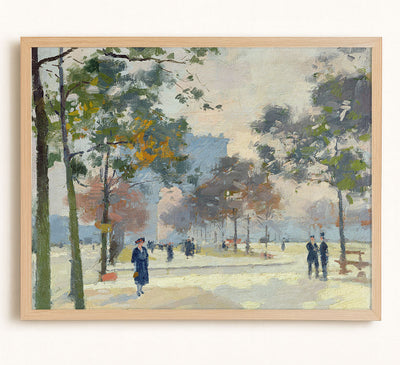 The Arc De Triomphe in Autumn, Paris