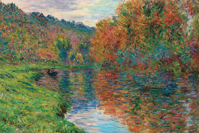 THE ARM OF THE JEUFOSSE, AUTUMN - Museum Quality Art