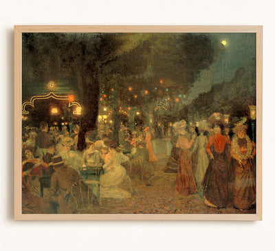 The Bal Bullier Garden at Night