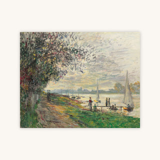 THE BANKS OF THE PETIT-GENNEVILLIERS, SUNSET — Primary Image