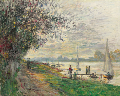 The Banks of the Petit-Gennevilliers, Sunset