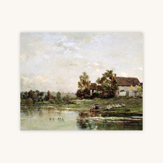 THE BANKS OF THE SEINE AT PORTEJOIE — Primary Image